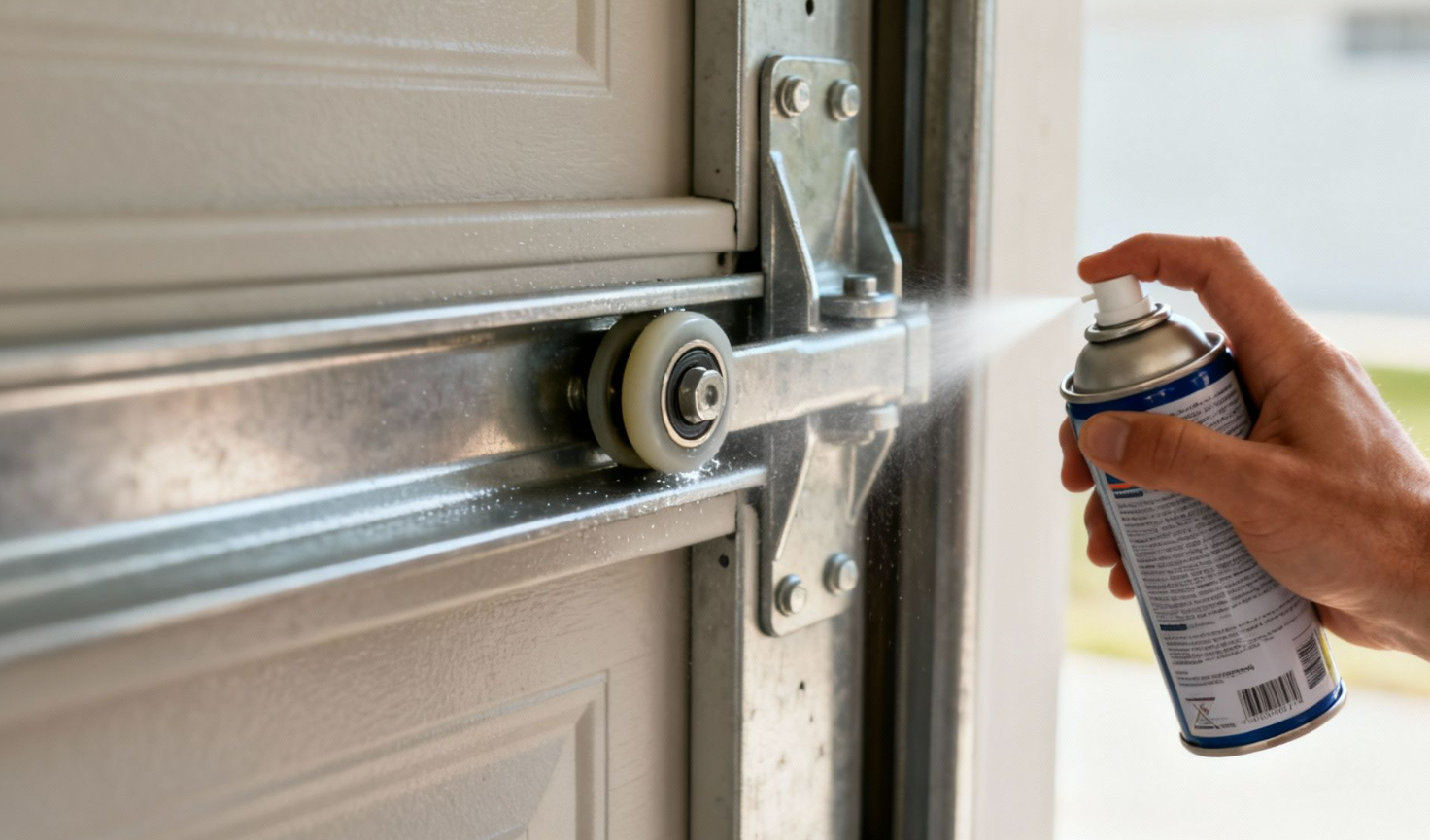 Garage Door Track Cleaning & Lubrication